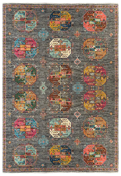 23902 - Royal Chobi Ziegler Afghan Hand-Knotted Contemporary/Traditional /Size: 9'11" x 6'8"