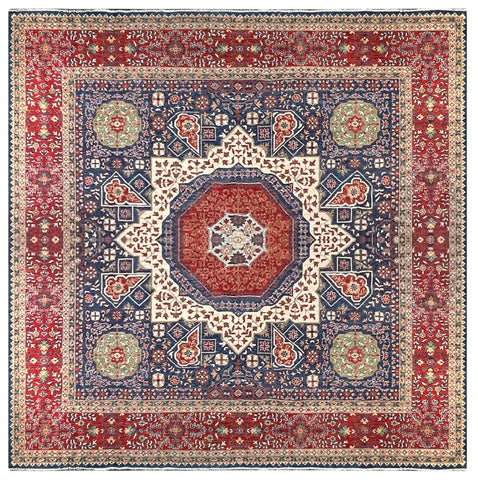 23916 - Royal Chobi Ziegler Afghan Hand-Knotted Contemporary/Traditional /Size: 9'9" x 9'10"