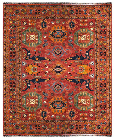 23929 - Royal Chobi Ziegler / Afghan /Hand-Knotted/ Contemporary /Traditional /Size: 11'7" x 9'4"