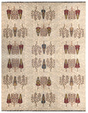 23930 - Royal Chobi Ziegler /Afghan /Hand-Knotted / Contemporary / Traditional / Size: 11'8" x 9'1"