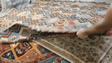 24015 - Kelim Hand-Woven/Flat-Weaved Afghan Kelim/Carpet Modren/Nomadic Authentic/Size: 11'1" x 8'7"