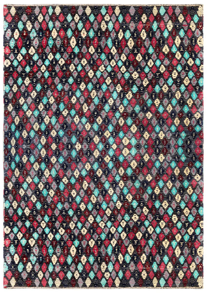 24091- Chobi Ziegler Afghan /Hand-Knotted /Contemporary/Traditional/ Size: 10'0" x 7'1"