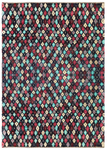 24091- Chobi Ziegler Afghan /Hand-Knotted /Contemporary/Traditional/ Size: 10'0" x 7'1"