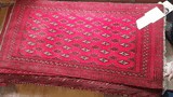 24165-Turkmen Hand-Knotted/Handmade Persian Rug/Carpet Traditional/Authentic/ Size: 4'0" x 1'11"
