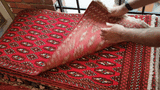 24187-Turkmen Hand-Knotted/Handmade Persian Rug/Carpet Traditional/Authentic / Size: 4'2" x 1'10"