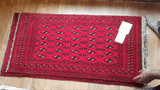 24192 -Turkmen Hand-Knotted/Handmade Persian Rug/Carpet Traditional/Authentic/ Size: 3'10" x 1'10"