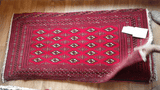 24197-Turkmen Hand-Knotted/Handmade Persian Rug/Carpet Traditional/Authentic/Size: 4'2" x 2'2"