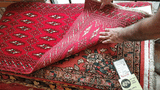 24201-Turkmen Hand-Knotted/Handmade Persian Rug/Carpet Traditional/Authentic/ Size: 4'4" x 2'0"