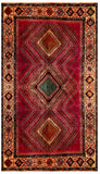 24297 - Shiraz Hand-Knootted/Handmade Persian Rug/Carpet Tribal/Nomadic Authentic/Size: 7'0" x 4'11"