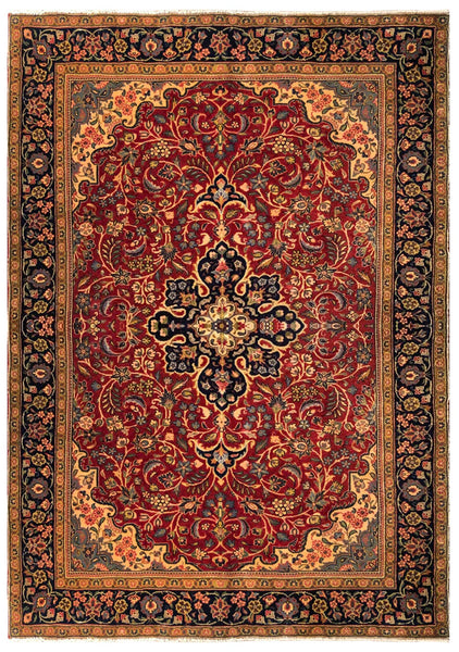 24326 - Sarough Handmade/Hand-Knotted Persian Rug/Traditional/Carpet Authentic/Size: 6'11" x 4'3"