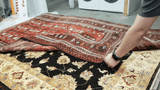 24332-Balutch Hand-Knotted/Handmade Persian Rug/Carpet Tribal/Nomadic Authentic/ Size: 7'1" x 4'0"