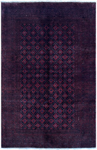 24342-Balutch Hand-Knotted/Handmade Persian Rug/Carpet Tribal/Nomadic Authentic/ Size: 6'1" x 3'11"