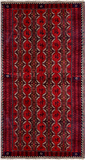 24358-Balutch Hand-Knotted/Handmade Persian Rug/Carpet Tribal/Nomadic Authentic/ Size: 7'10" x 4'2"