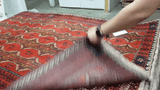 24358-Balutch Hand-Knotted/Handmade Persian Rug/Carpet Tribal/Nomadic Authentic/ Size: 7'10" x 4'2"