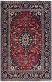 24374- Kashan Handmade/Hand-Knotted Persian Rug/ Traditional Carpet Authentic/ Size: 5'3" x 3'4"