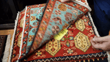 24396-Ghashgai Hand-Knotted/Handmade Persian Rug/Carpet/ Tribal/ Nomadic Authentic/Size: 1'7" x 1'8"