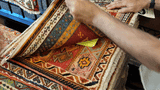 24424-Ghashgai Hand-Knotted/Handmade Persian Rug/Carpet Tribal/ Nomadic Authentic/Size: 1'5" x 1'11"