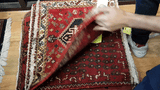 24454-Ghashgai Hand-Knotted/Handmade Persian Rug/Carpet Tribal/ Nomadic Authentic/Size: 1'8" x 2'0"