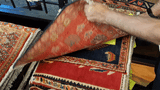 24457-Ghashgai Hand-Knotted/Handmade Persian Rug/Carpet Tribal / Nomadic Authentic/Size: 2'0" x 2'2"