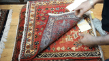 24459-Ghashgai Hand-Knotted/Handmade Persian Rug/Carpet Tribal/ Nomadic Authentic/Size: 1'9" x 2'0"