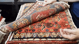 24463-Ghashgai Hand-Knotted/Handmade Persian Rug/Carpet Tribal / Nomadic Authentic/Size: 1'8" x 2'0"