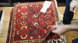 24464-Ghashgai Hand-Knotted/Handmade Persian Rug/Carpet Tribal/ Nomadic Authentic/Size: 1'11" x 2'0"