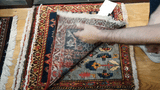 24474-Ghashgai Hand-Knotted/Handmade Persian Rug/Carpet Tribal/ Nomadic Authentic/Size: 1'11" x 2'11"