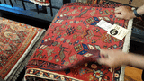 24475-Ghashgai Hand-Knotted/Handmade Persian Rug/Carpet Tribal / Nomadic Authentic/Size: 2'4" x 2'2"