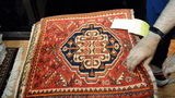 24479-Ghashgai Hand-Knotted/Handmade Persian Rug/Carpet Tribal/ Nomadic Authentic/Size: 1'8" x 1'10"