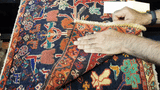 24485-Ghashgai Hand-Knotted/Handmade Persian Rug/Carpet Tribal/ Nomadic Authentic/Size: 1'10" x 1'11"