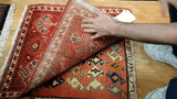 24486-Ghashgai Hand-Knotted/Handmade Persian Rug/Carpet Tribal/ Nomadic Authentic/Size: 2'4" x 2'2"