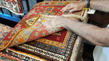 24495-Ghashgai Hand-Knotted/Handmade Persian Rug/Carpet Tribal/ Nomadic Authentic/Size: 2'1" x 2'0"