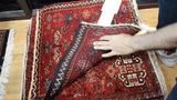 24503-Ghashgai Hand-Knotted/Handmade Persian Rug/Carpet Tribal/ Nomadic Authentic/Size: 1'9" x 2'0"