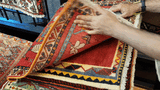24515-Ghashgai Hand-Knotted/Handmade Persian Rug/Carpet Tribal/ Nomadic Authentic/Size: 2'0" x 2'0"