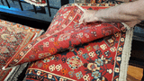 24516-Ghashgai Hand-Knotted/Handmade Persian Rug/Carpet Tribal/ Nomadic Authentic/Size: 2'4" x 2'3"