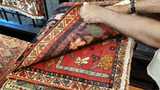 24518-Ghashgai Hand-Knotted/Handmade Persian Rug/Carpet Tribal/ Nomadic Authentic/Size: 2'0" x 2'0"