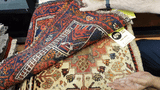 24522-Ghashgai Hand-Knotted/Handmade Persian Rug/Carpet Tribal/ Nomadic Authentic/Size: 2'0" x 2'1"