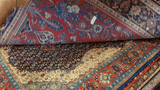 24549- Kashan Antique (1920-1930) Handmade/Hand-Knotted Persian Rug/Traditional/ Nomadic Carpet Authentic/ Size: 7'3" x 4'8"