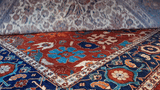 24798 - Antique Kashan (Circa 1920-1935) Handmade/Hand-Knotted Persian Rug/Traditional/Carpet Authentic/Size: 10'2" x 8'1"/310cm x 246cm
