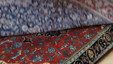 24816-Ghom Hand-knotted/Handmade Persian Rug/Carpet Traditional Authentic/ Size: 6'6" x 4'7"/198cm x 140cm