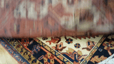 24820 - Heriz Hand-Knotted/Handmade Persian Rug/Carpet Traditional/Authentic/Size: 14'9" x 3'10"/389cm x 117cm