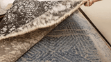24849- Royal Vasighi Hand-Knotted/Handmade Indian Rug/Carpet Modern Authentic / Size: 7'9" x 5'6"/236cm x 168cm
