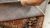 24854- Damask Hand-Knotted/Handmade Indian Rug/Carpet Modern Authentic / Size: 13'2" x 10'0"/401cm x 305cm
