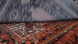 24855- Damask Hand-Knotted/Handmade Indian Rug/Carpet Modern Authentic / Size: 10'0" x 8'0"