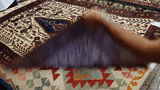 24857 - Afshar Hand-Knotted/Handmade Persian Rug/Carpet Tribal/Nomadic Authentic/Size: 5'4" x 4'0"/163cm x 122cm