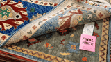 24954-Chobi Ziegler Hand-knotted/Handmade Afghan Rug/Carpet Traditional Authentic / Size: 3'1" x 1'7"/94cm x 48cm