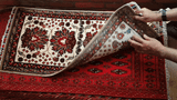 24956-Chobi Ziegler Hand-knotted/Handmade Afghan Rug/Carpet Traditional Authentic / Size: 3'3" x 1'7"