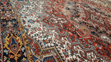 24966- Heriz Hand-Knotted/Handmade Persian Rug/Carpet Traditional/Authentic/Size: 11'2" x 8'8"/340cm x 264cm