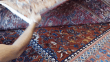 24969- Heriz Hand-Knotted/Handmade Persian Rug/Carpet Traditional/Authentic/Size: 11'4" x 7'9"
