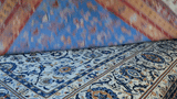 25004- Chobi Ziegler Afghan Hand-Knotted Carpet/Rug/Contemporary/Traditional/Size: 11'9" x 9'2"/358cm x 279cm